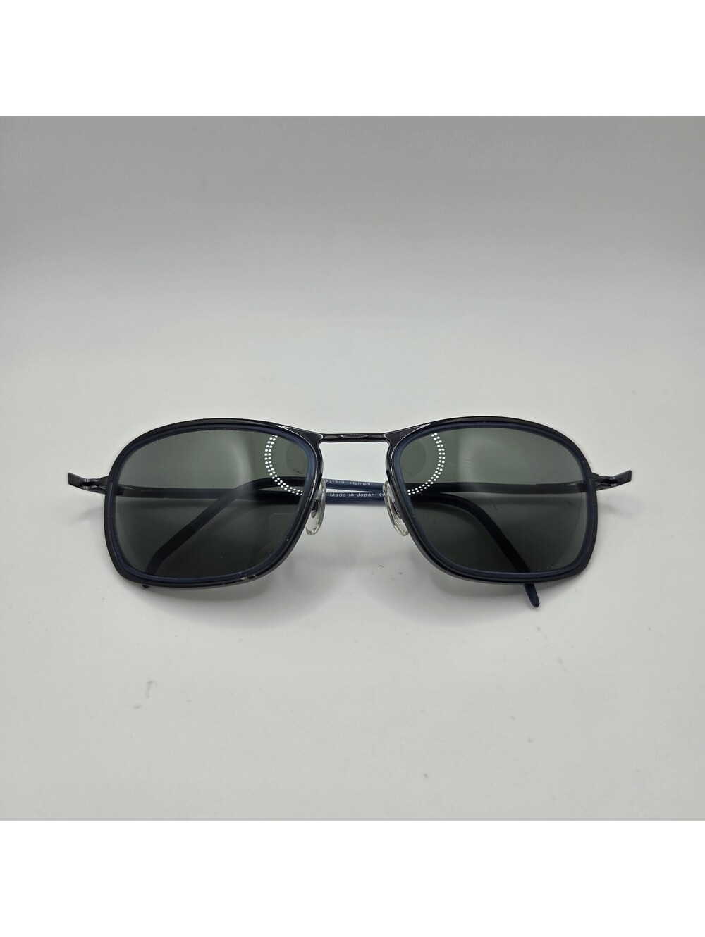 Blinde Wreck Small Sunglasses Blue Frame Made in Japan 3015-9